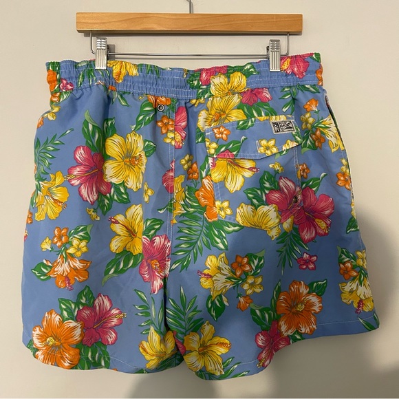 Polo Ralph Lauren Hibiscus Traveler Swim Trunks - Picture 3 of 4